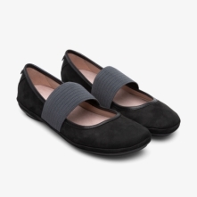 Camper Right Ballerinas Black - Womens Singapore WTZIXO-204